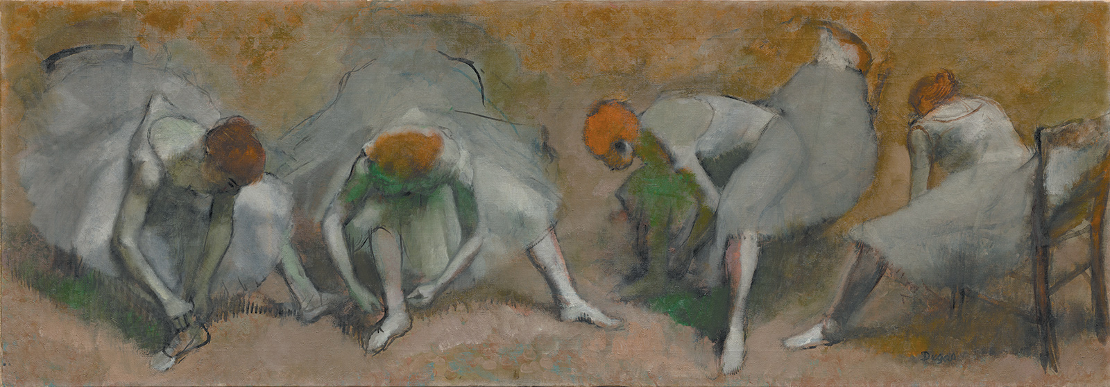 Edgar Degas: <i>Frieze of Dancers</i>, oil on canvas, circa 1895